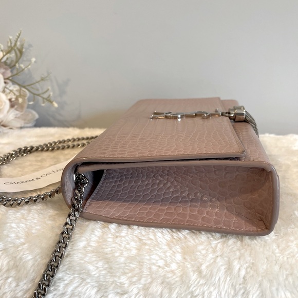 YSL Saint Laurent Medium Kate Tassel Nude Pink Bag - Picture 6 of 13